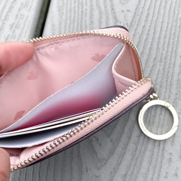Kate Spade Cameron Paper Rose l-Zip Wallet
